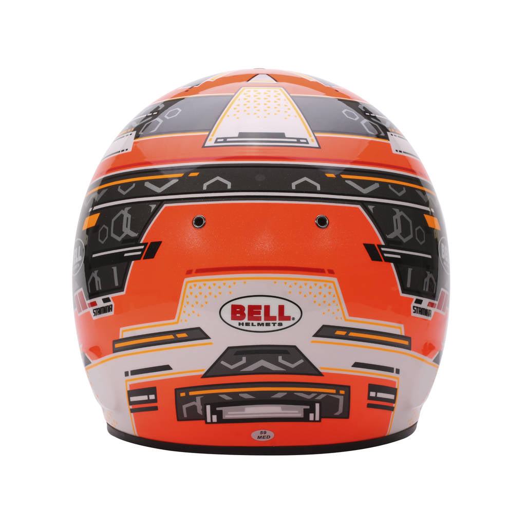BELL 1310C03 Karting Helmet RS7-K Stamina, Anthracite / Yellow, FIA 8878-2024 / K2020, Size L (60-61) Photo-7