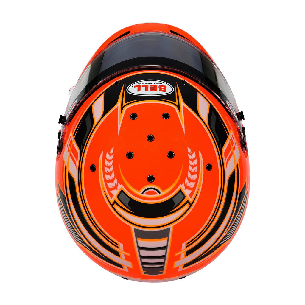 BELL 1311195 Karting Helmet KC7-CMR Champion, Anthracite / Orange, CMR2016, Size 58 (7 1/4) Photo-10