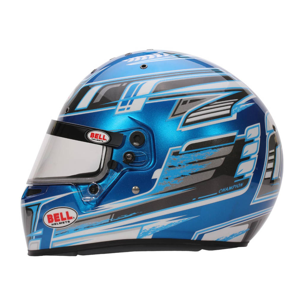 BELL 1311206 Karting Helmet KC7-CMR Champion, Anthracite / Yellow, CMR2016, Size 59 (7 3/8) Photo-25