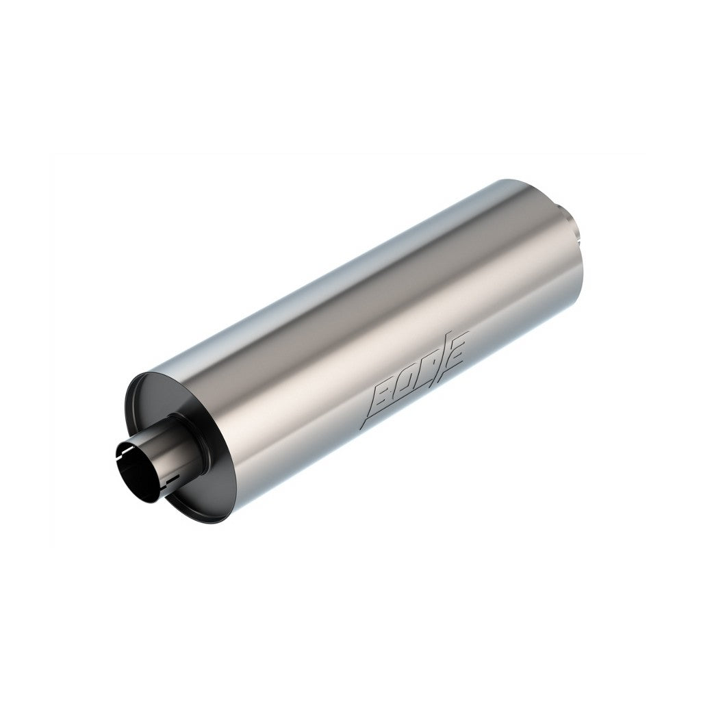 BORLA 401662 Universal Muffler Touring 3" Center In/Out, 7.75" Dia (Notched) Photo-0
