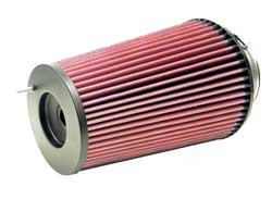 K&N RC-4780 UNIVERSAL Clamp-On Air Filter 4"FLG, 6-5/8"B, 5-1/4"T, 9-1/2"H, W/OFFSET STUD & 23/32"HOLE Photo-0