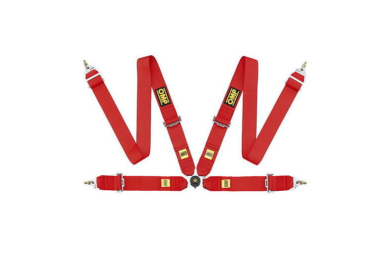 OMP DA0-0801-B01-061 (DA801F61) Safety harness FIRST 3, FIA 8853/98, 4 points 3"/3", red Photo-0