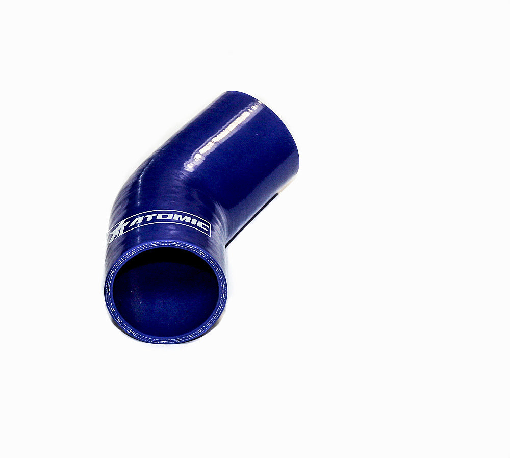 ATOMIC e45-76 BLUE Hose silicone, 45° Degree 76 mm Photo-0
