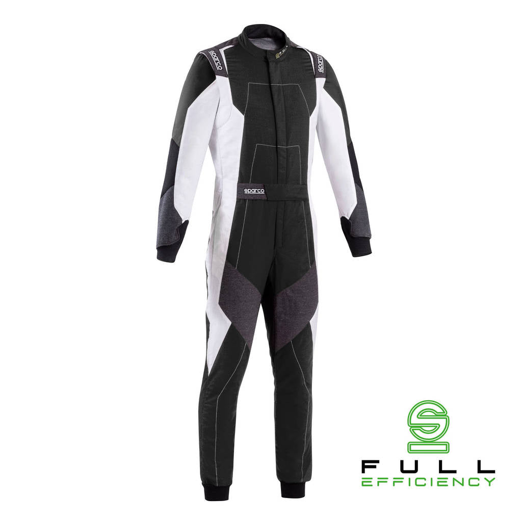 SPARCO BRS0005B0K06050 Racing Suit X-Light Full Efficiency, Black / White, Size 50 Photo-2
