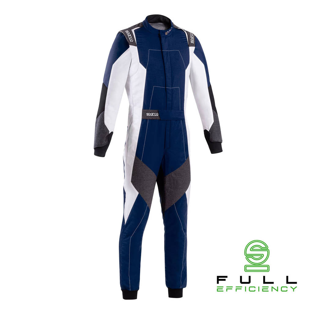SPARCO BRS0005B0N06062 Racing Suit X-Light Full Efficiency, Blue / White, Size 62 Photo-2