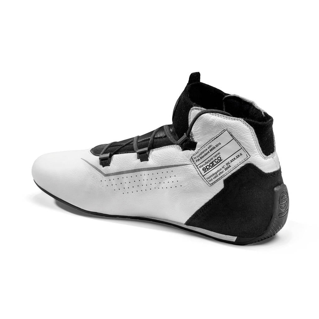 SPARCO BRB0006B0W01047 Racing Shoes Rapid Laces, White, Size 47 Photo-2