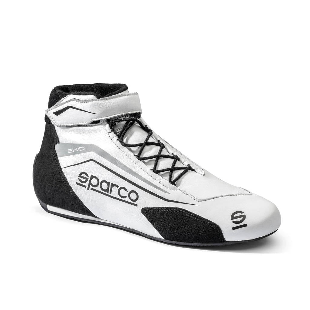 SPARCO BRB0004B0W01038 Racing Shoes Skid, White, Size 38 Photo-1
