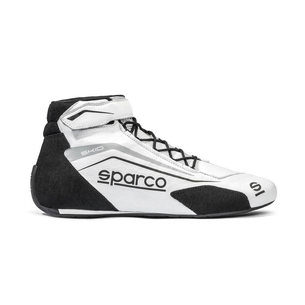 SPARCO BRB0004B0W01042 Racing Shoes Skid, White, Size 42 Photo-0
