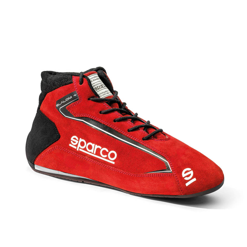 SPARCO BRB0001B0R01043 Racing Shoes Slalom+, Red, Size 43 Photo-1