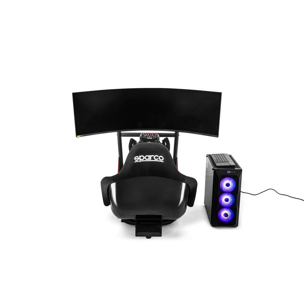 SPARCO BGD0003B0K0100N Formula Driving Simulator Evolve GP Rig II, Black Photo-1