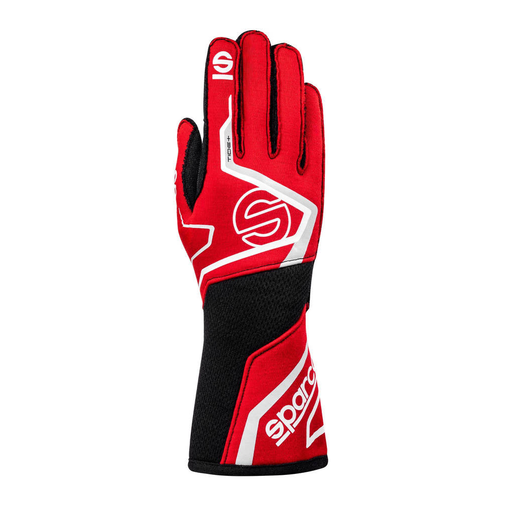 SPARCO BRG0001B0R27008 Racing Gloves Tide+, Red / Black, Size 8 Photo-0