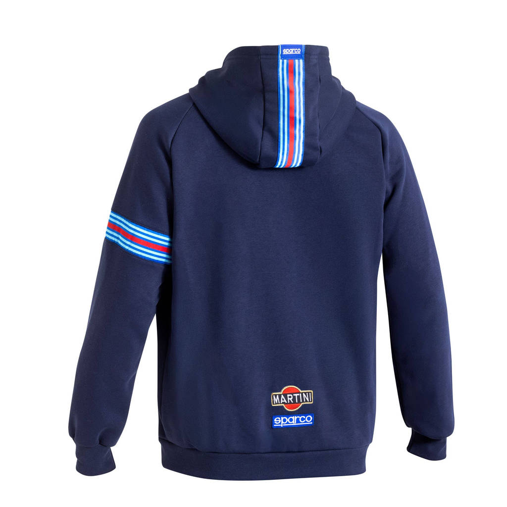 SPARCO BMF0013D0N0200L Hooded Full Zip Martini Racing My25, Navy Blue, Size L Photo-1