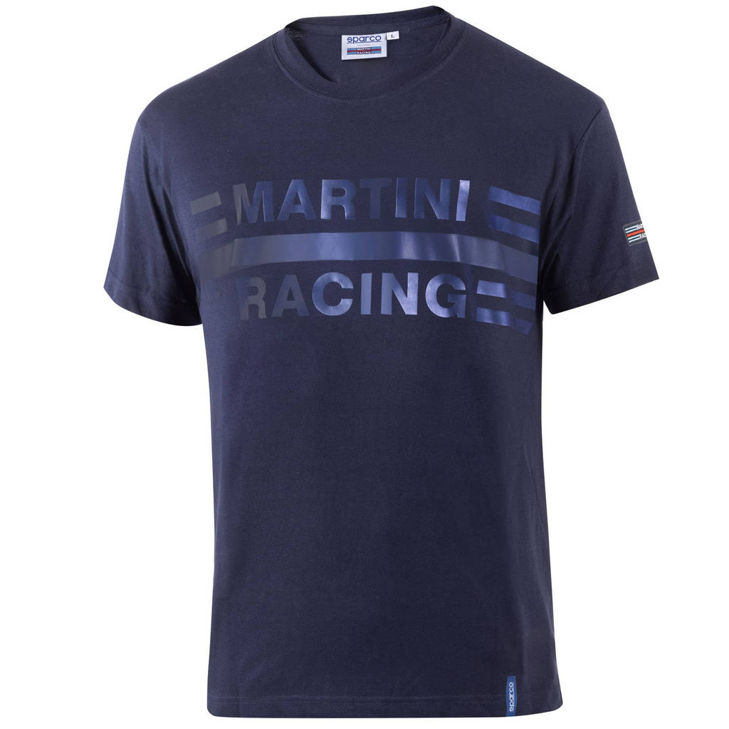 SPARCO BML0008D0N0200M T-Shirt Martini Racing Big Logo, Navy Blue, Size M Photo-0