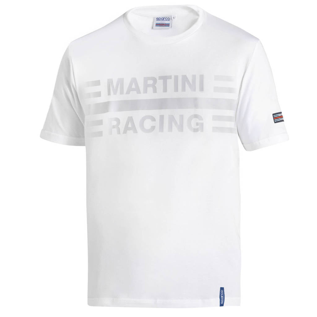 SPARCO BML0008D0W0100L T-Shirt Martini Racing Big Logo, White, Size L Photo-0