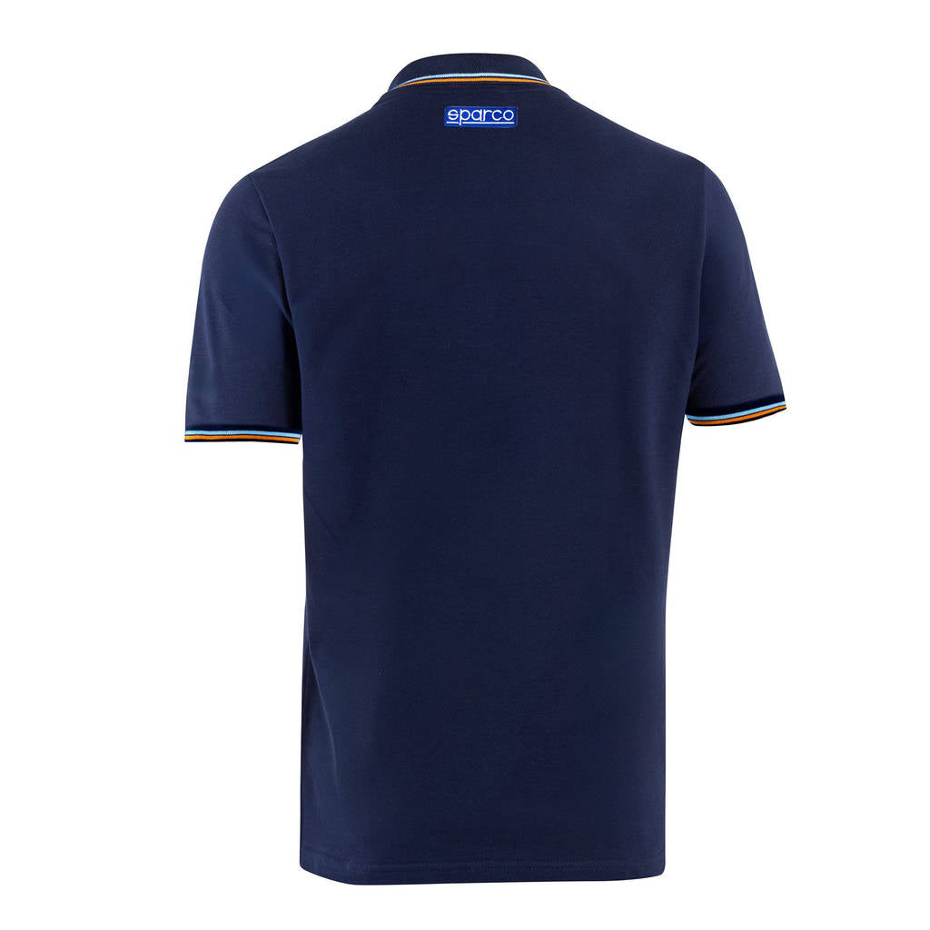 SPARCO BML0004S0N023XL Polo Piquet Pocket Sparco-Gulf, Navy Blue, Size 3XL Photo-1