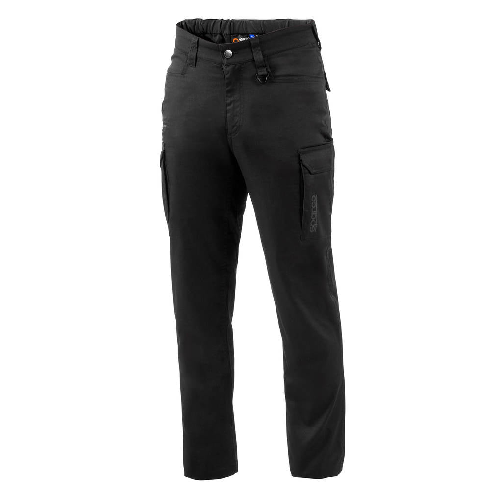 SPARCO BTP0001B0K1100M Mechanics Trousers Vermont FTW, Black / Dark Grey, Size M Photo-0
