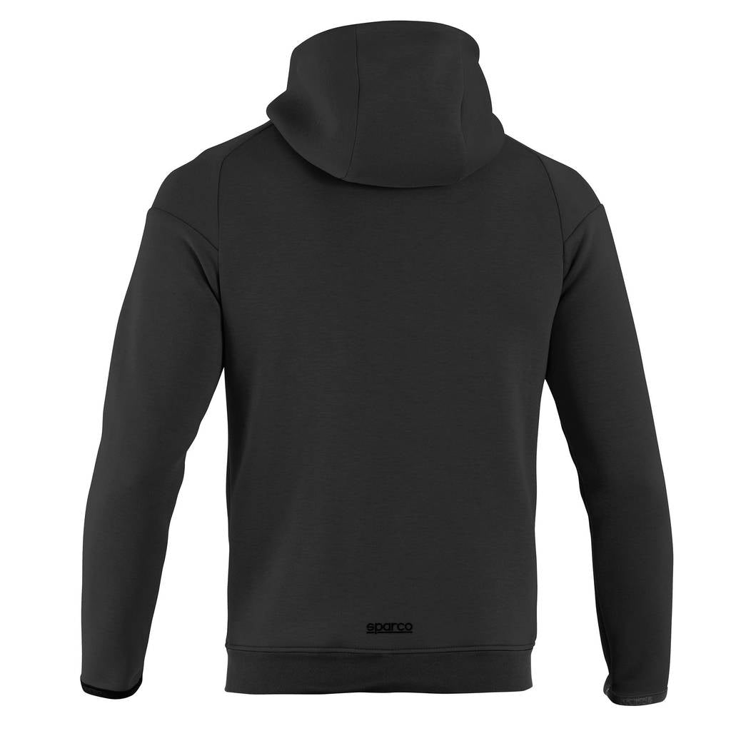 SPARCO BMJ0012B0K0100L Hooded Full Zip Sweatshirt, Black, Size L Photo-1