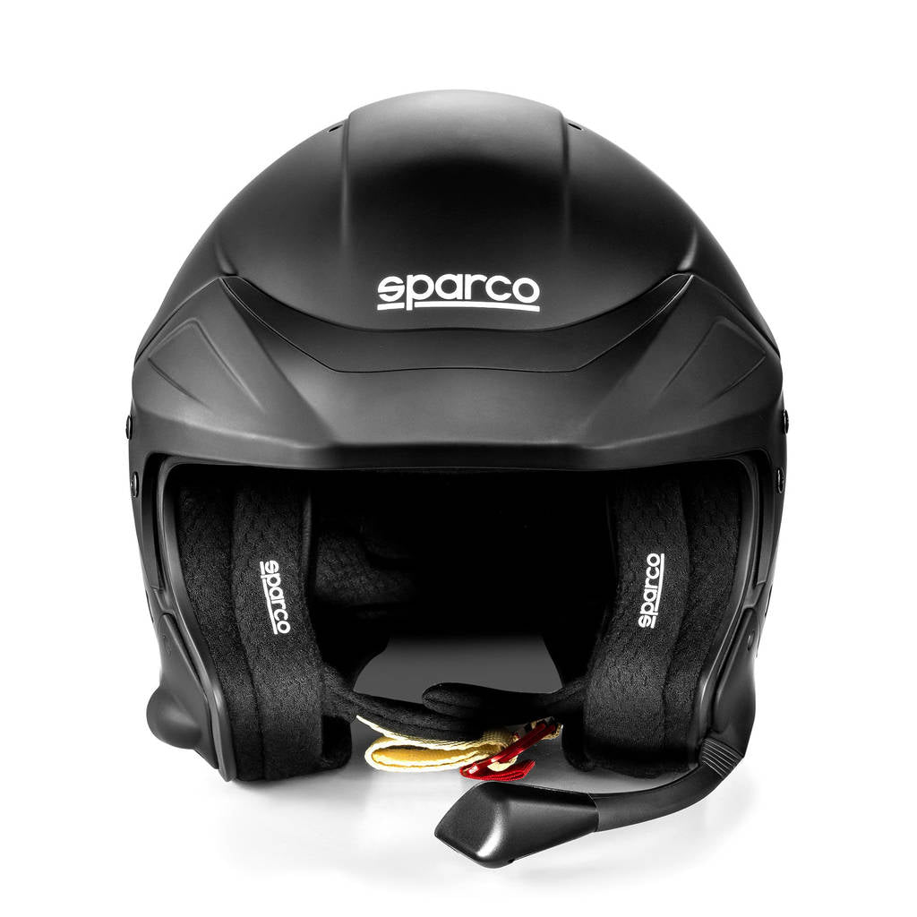 SPARCO BRH0005B0K010ML Open-Face Helmet Flux RJ-i 8859-2024, Black, Size ML Photo-1