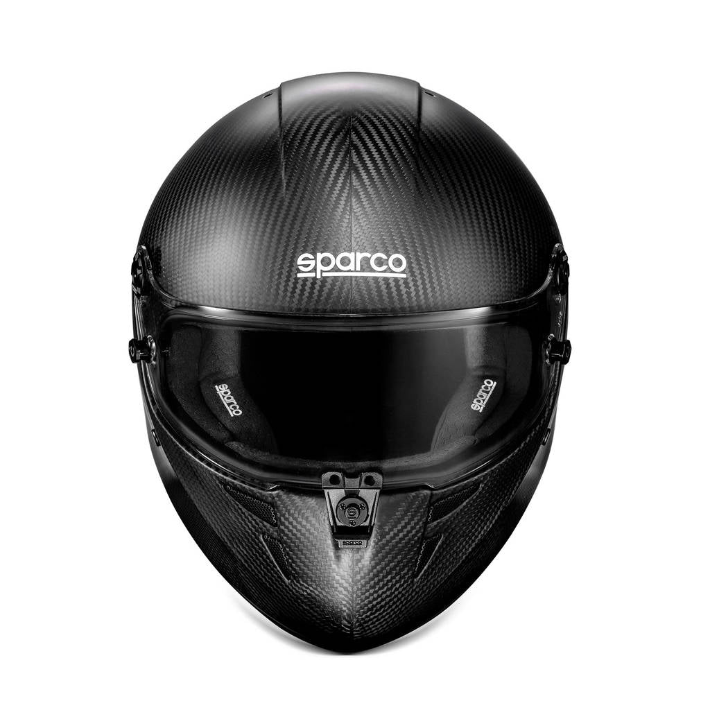 SPARCO BRH0003B0K0100M Full-Face Helmet Stealth RF Carbon 8859-2024, Black, Size M Photo-0