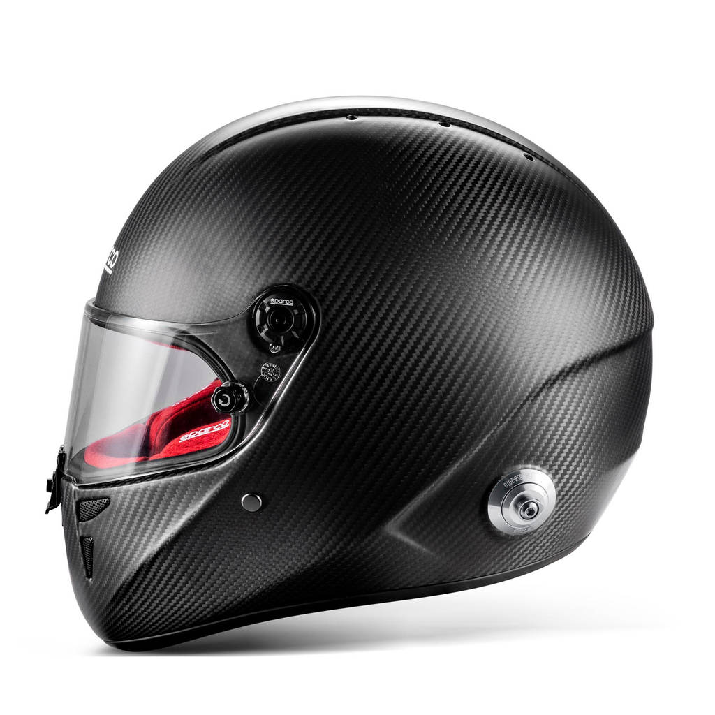 SPARCO BRH0003B0R0100M Full-Face Helmet Stealth RF Carbon 8859-2024, Red, Size M Photo-2