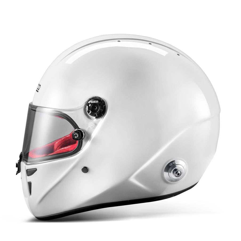 SPARCO BRH0007B0W092XL Full-Face Helmet Stealth RF 8859-2024, White / Red, Size 2XL Photo-2