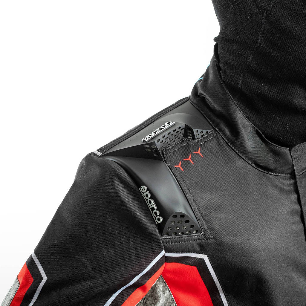 SPARCO BKS0012B0K12058 Karting Suit Superleggera-K, Black / Red, Size 58 Photo-2