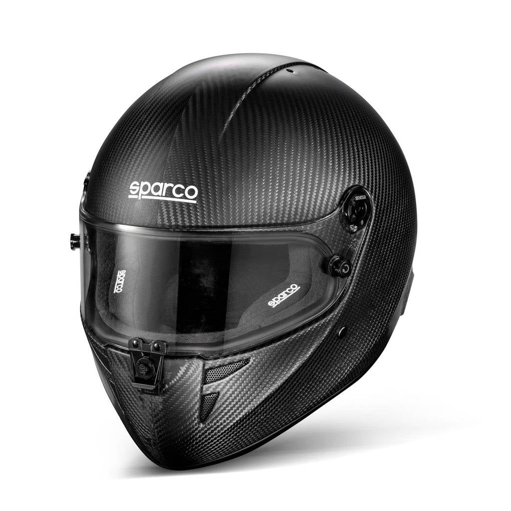 SPARCO BKH0002B0K010XL Karting Helmet Stealth KF Carbon 8878-2024, Black, Size XL Photo-1