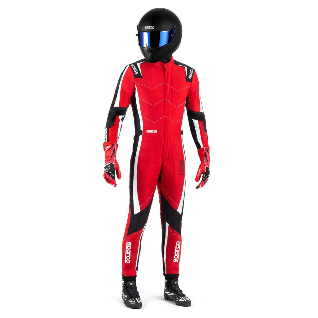 SPARCO BKS0011B0R2700L Karting Suit Kerb Advanced, Red / Black, Size L Photo-1