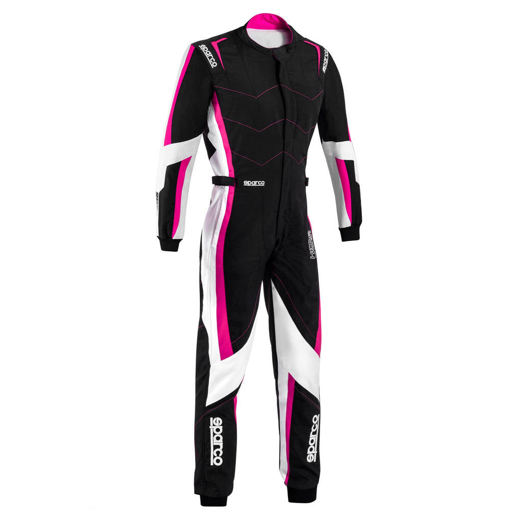 SPARCO BKS0013B0K0700M Karting Suit Kerb Advanced Lady, Black / Fuchsia, Size M Photo-0