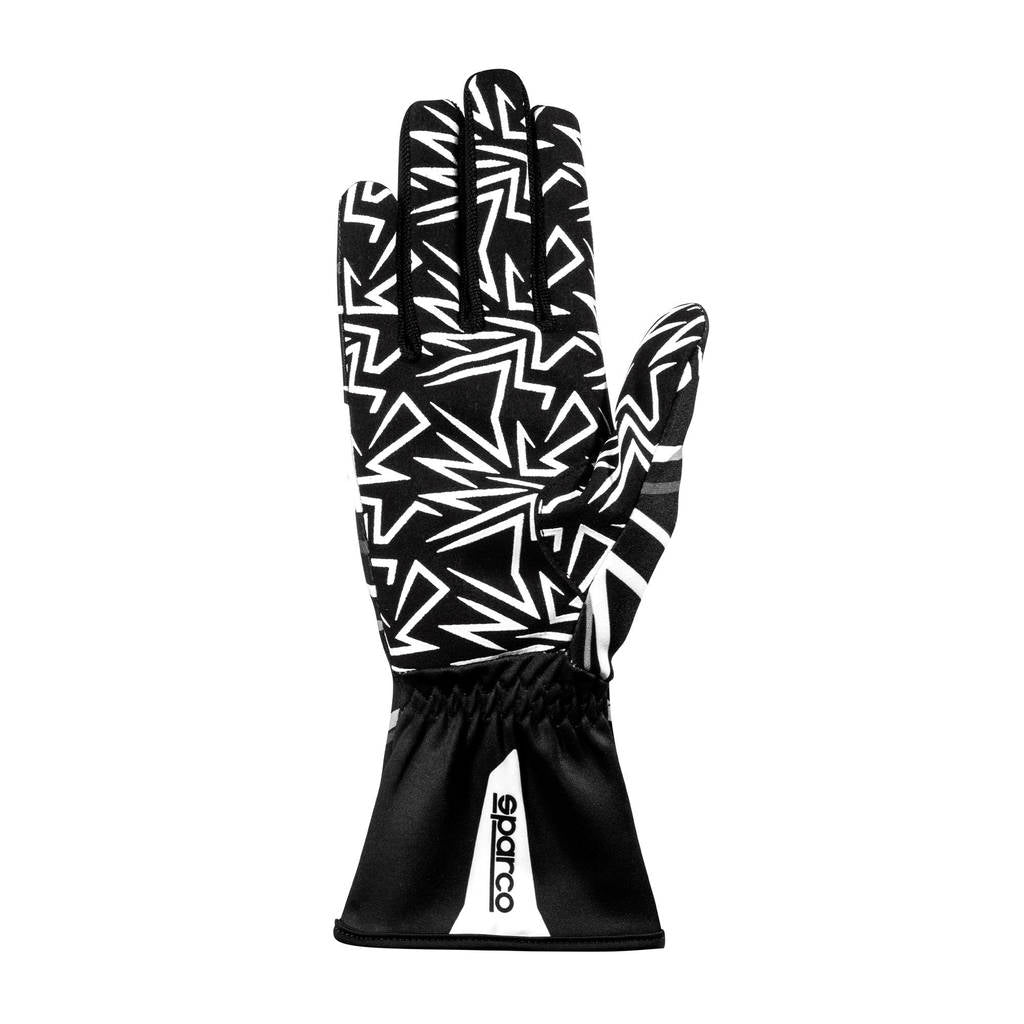 SPARCO BKG0001B0K06005 Karting Gloves K-Rookie, Black / White, Size 5 Photo-1