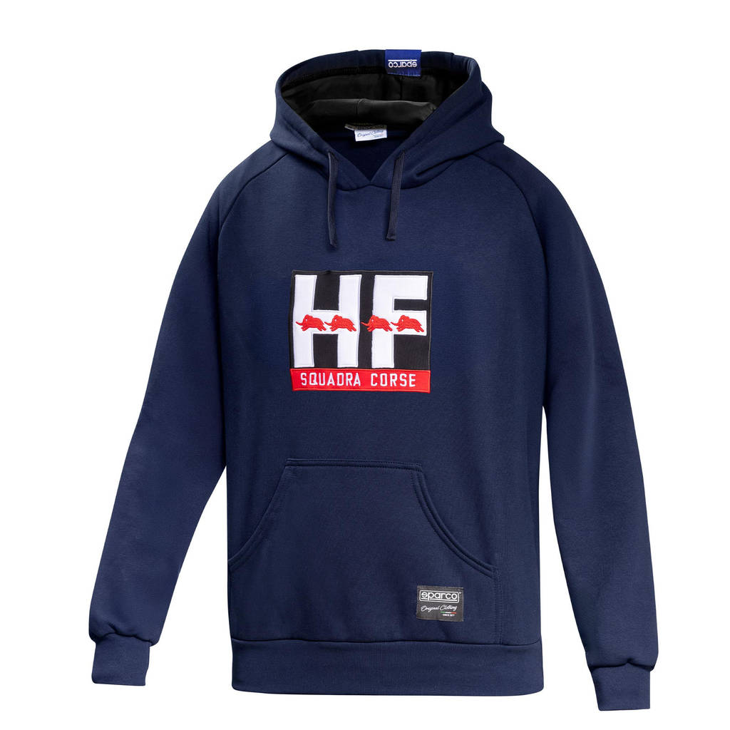 SPARCO BMF0015N0N280XS Hoodie Lancia Squadra Corse, Blue / Black, Size XS Photo-0