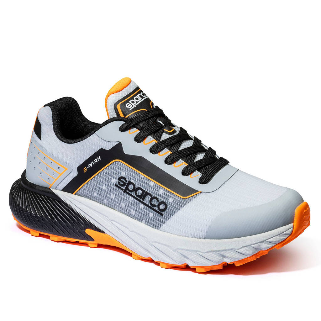 SPARCO BTB0007B0E43041 Mechanics Shoes S-Park Salou, Silver / Black, Size 41 Photo-1