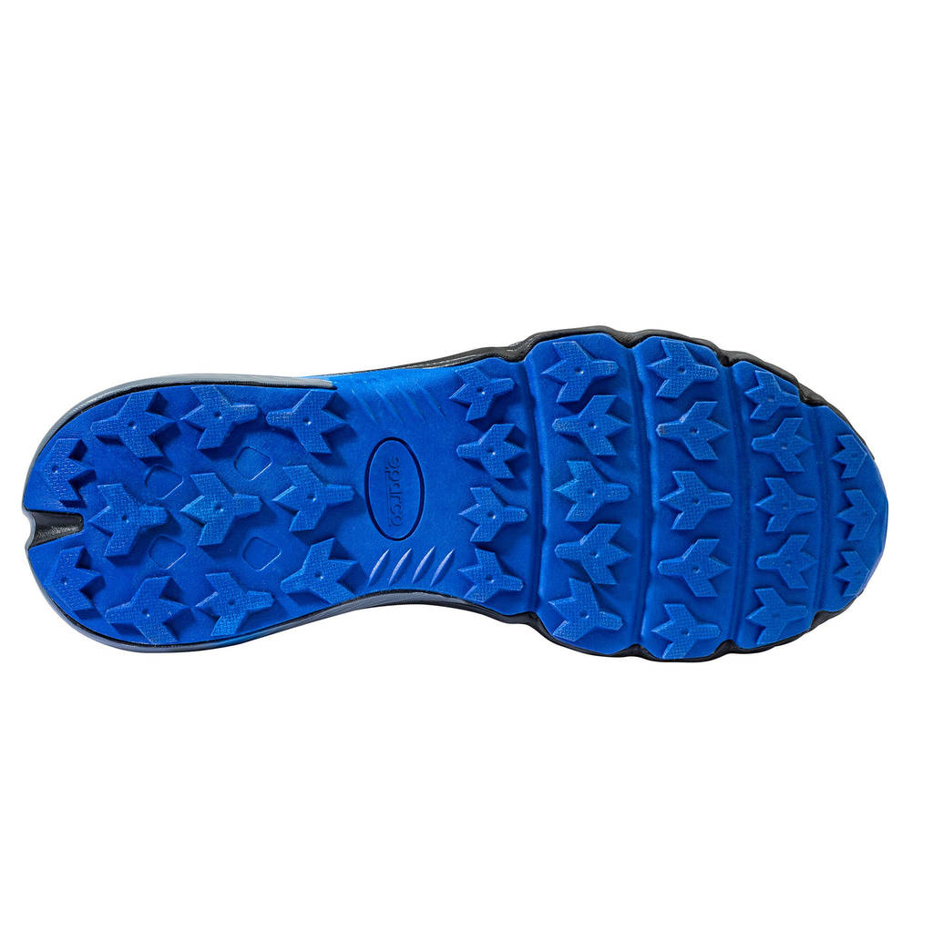 SPARCO BTB0007B0K05037 Mechanics Shoes S-Park Gap, Black / Light Blue, Size 37 Photo-0