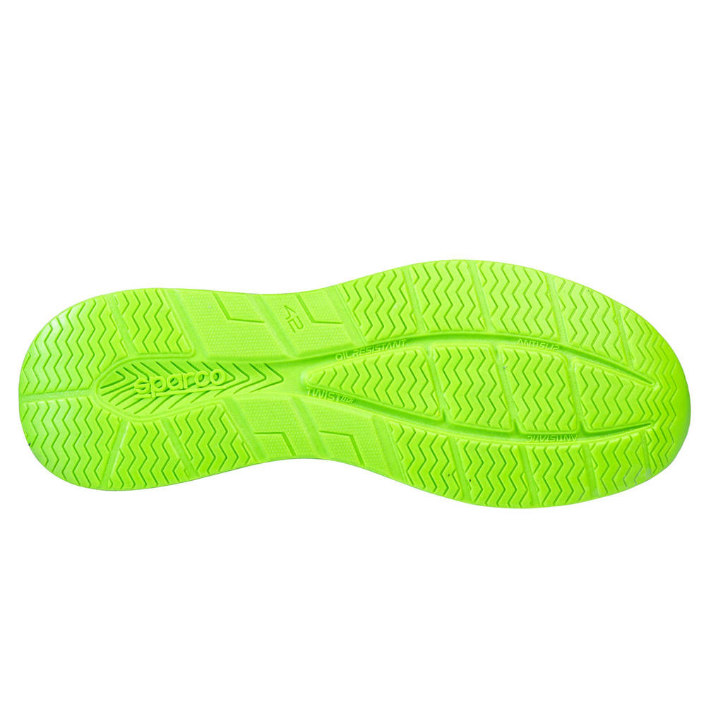 SPARCO BTB0013B0E54046 Shoes Impulse Lucas S3S, Dark Grey / Fluo Green, Size 46 Photo-2
