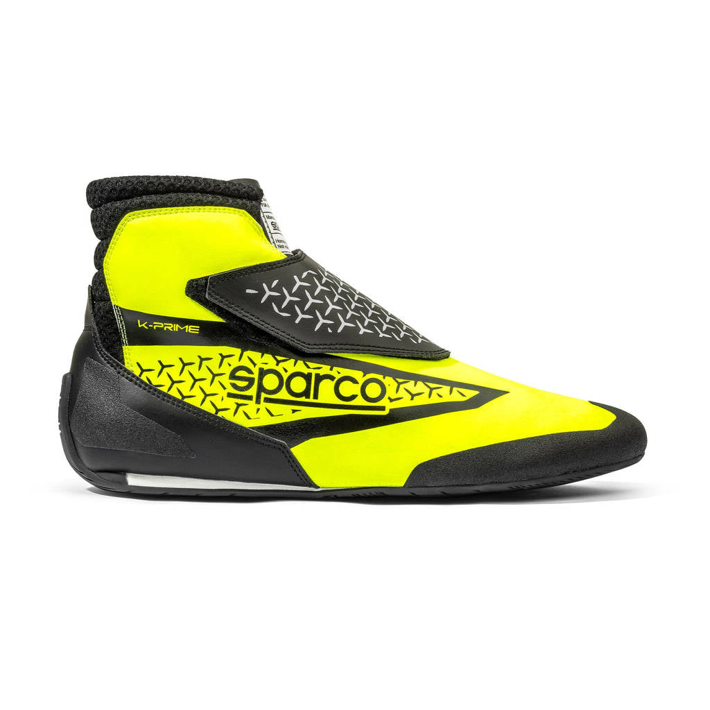 SPARCO 0012B542GFNR Karting Shoes K-Prime, Yellow Fluo / Black, Size 42 Photo-0