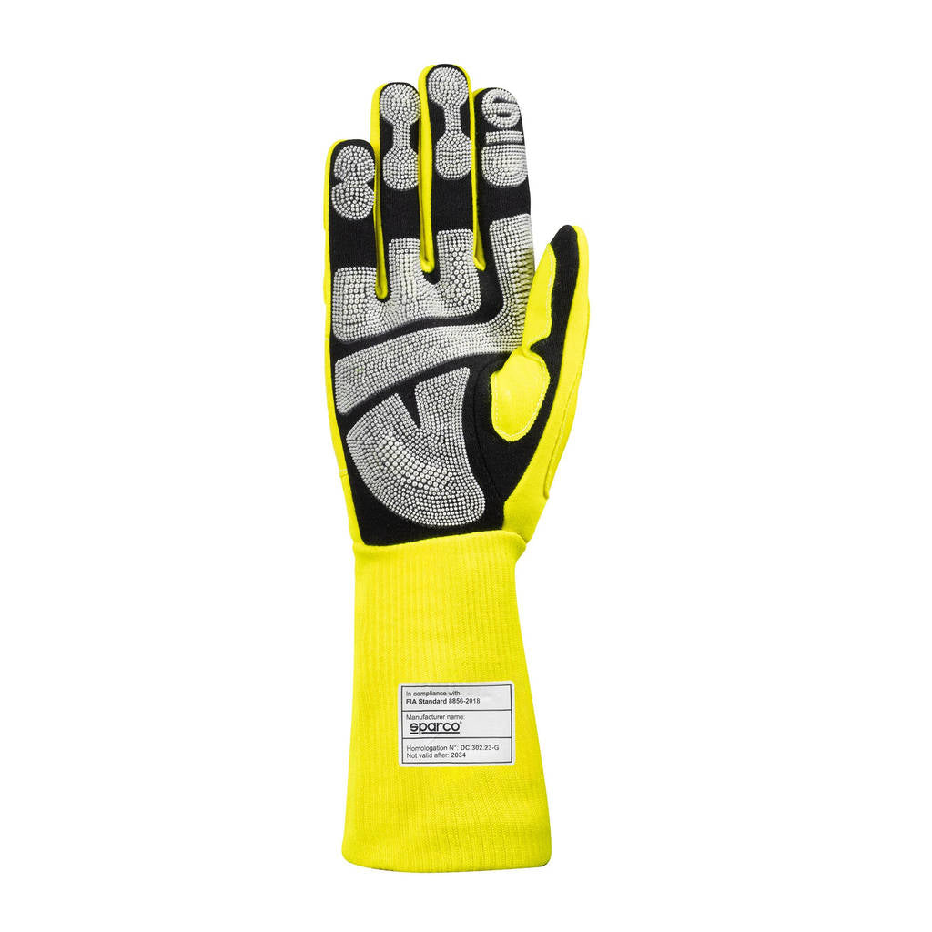 SPARCO 00132108GFGF Gloves R-Tide Meca, Yellow Fluo, Size 08 Photo-1