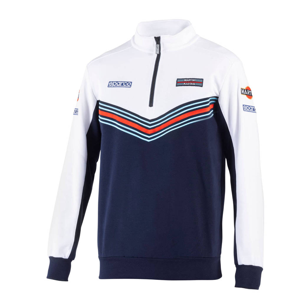 SPARCO 013037MRBMBI5XX Half Zip Sweatshirt MR, Blue / White, Size 2XL Photo-0