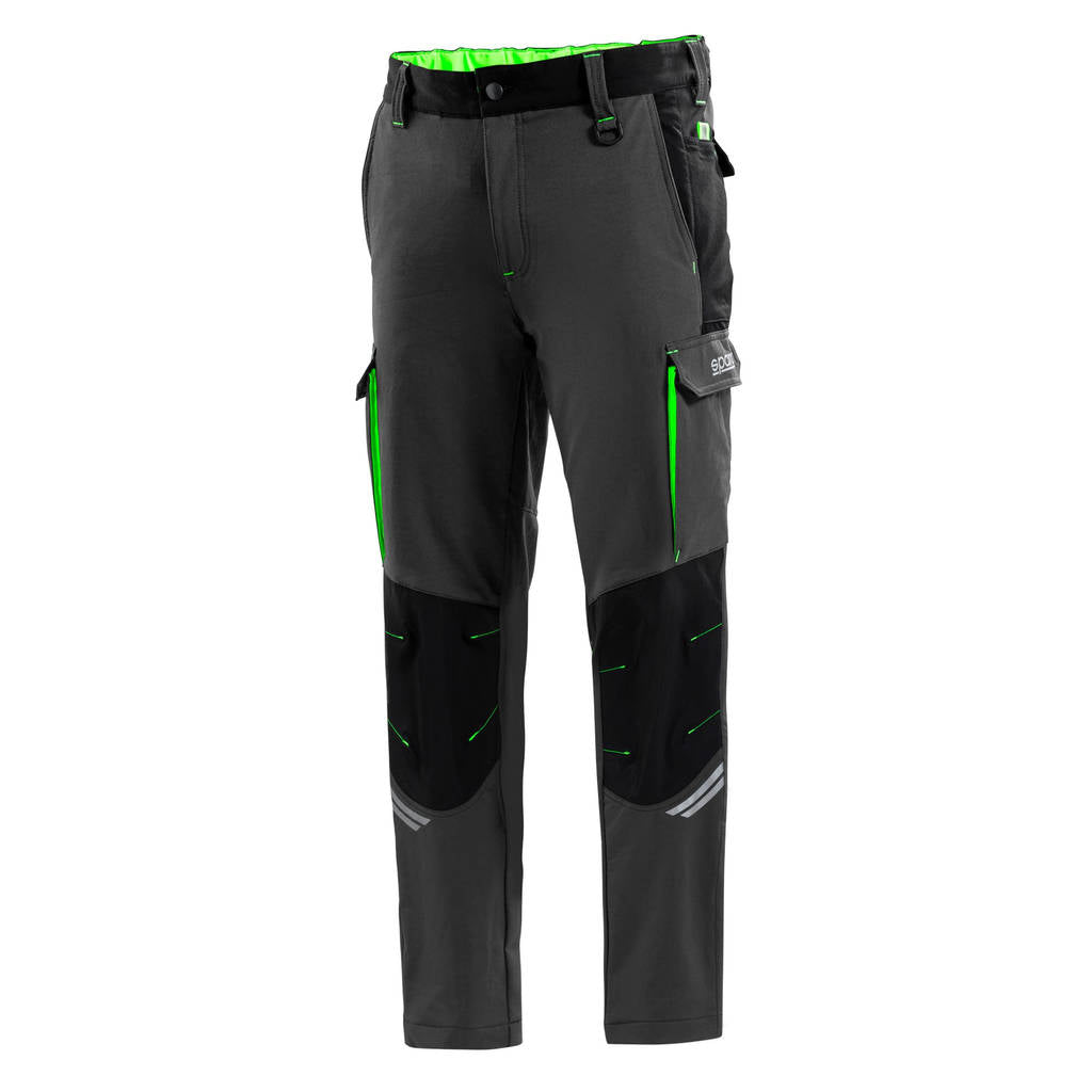 SPARCO 02417GSVF5XXL Trousers Tech Oregon, Grey / Green, Size 2XL Photo-0