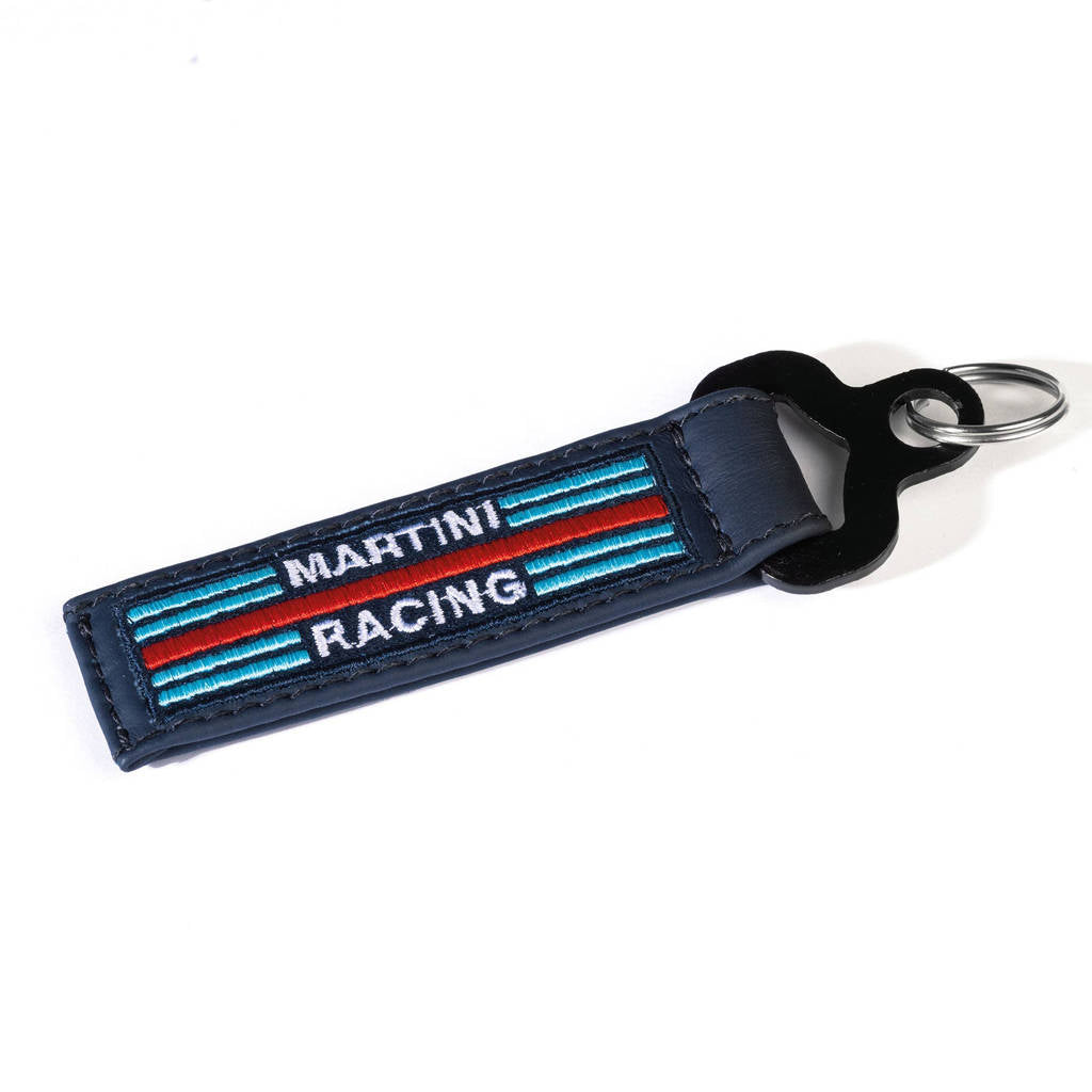SPARCO 099070MRBM Leather Keychain Martini, Blue Photo-0