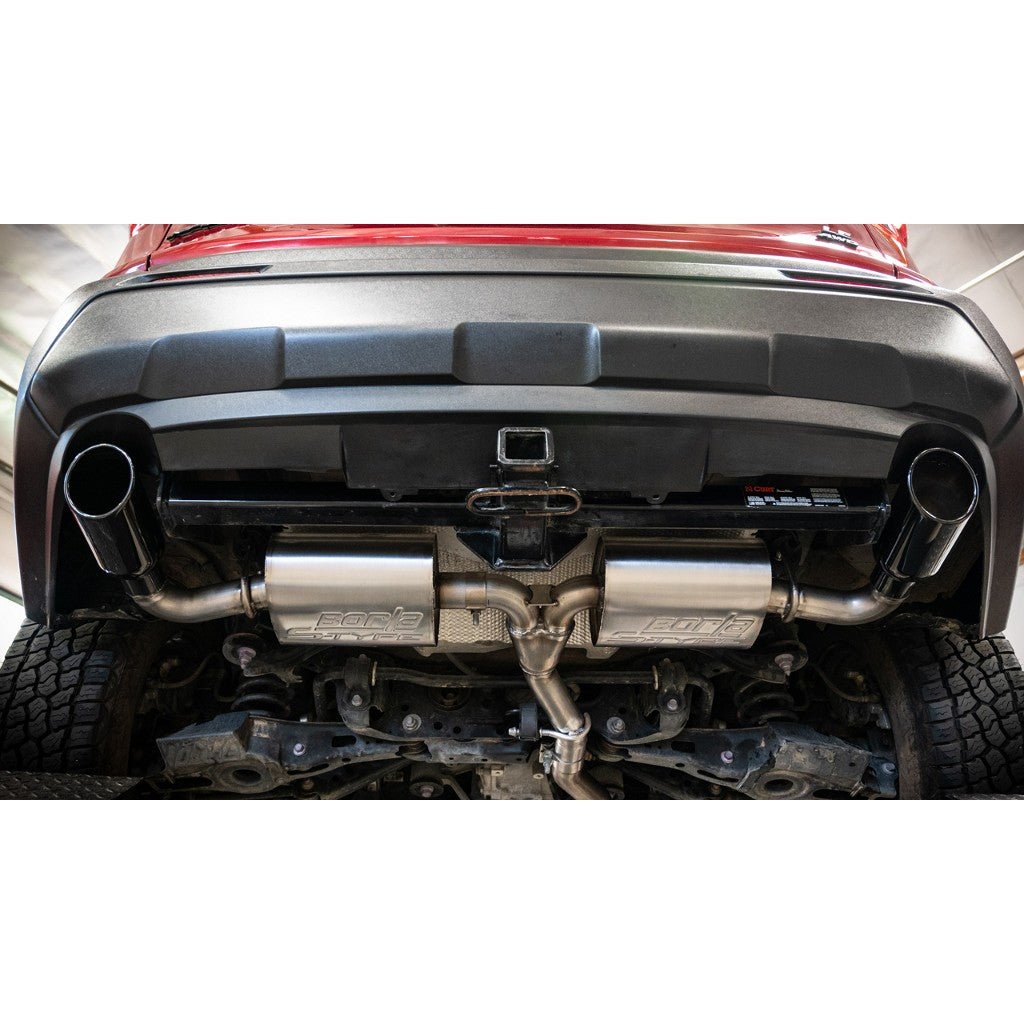 BORLA 141009BC Exhaust System Cat-Back S-Type, 2.25" (4" Black Chrome Tips) for TOYOTA RAV4 2.5L 2019–2025 Photo-1