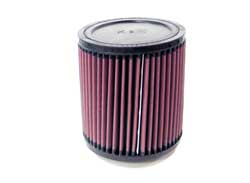 K&N RU-1000 UNIVERSAL Clamp-On Air Filter 2-7/16"O/S FLG, 5-1/2"OD, 6"H Photo-0