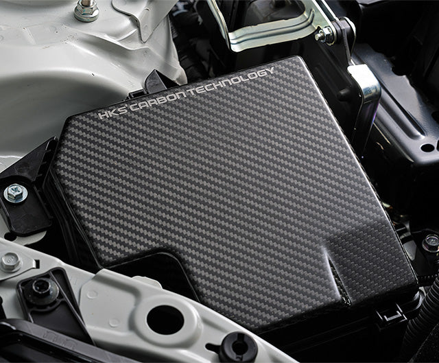 HKS 70026-AT009 Carbon Fuse Box Cover ZN8/ZD8 for FA24 TOYOTA GR86 / SUBARU BRZ Photo-0