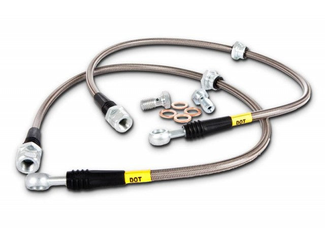 STOPTECH 950.33024 Front Stainless Steel Brake Line Kit VW Golf/R32 2008-2013 Photo-0