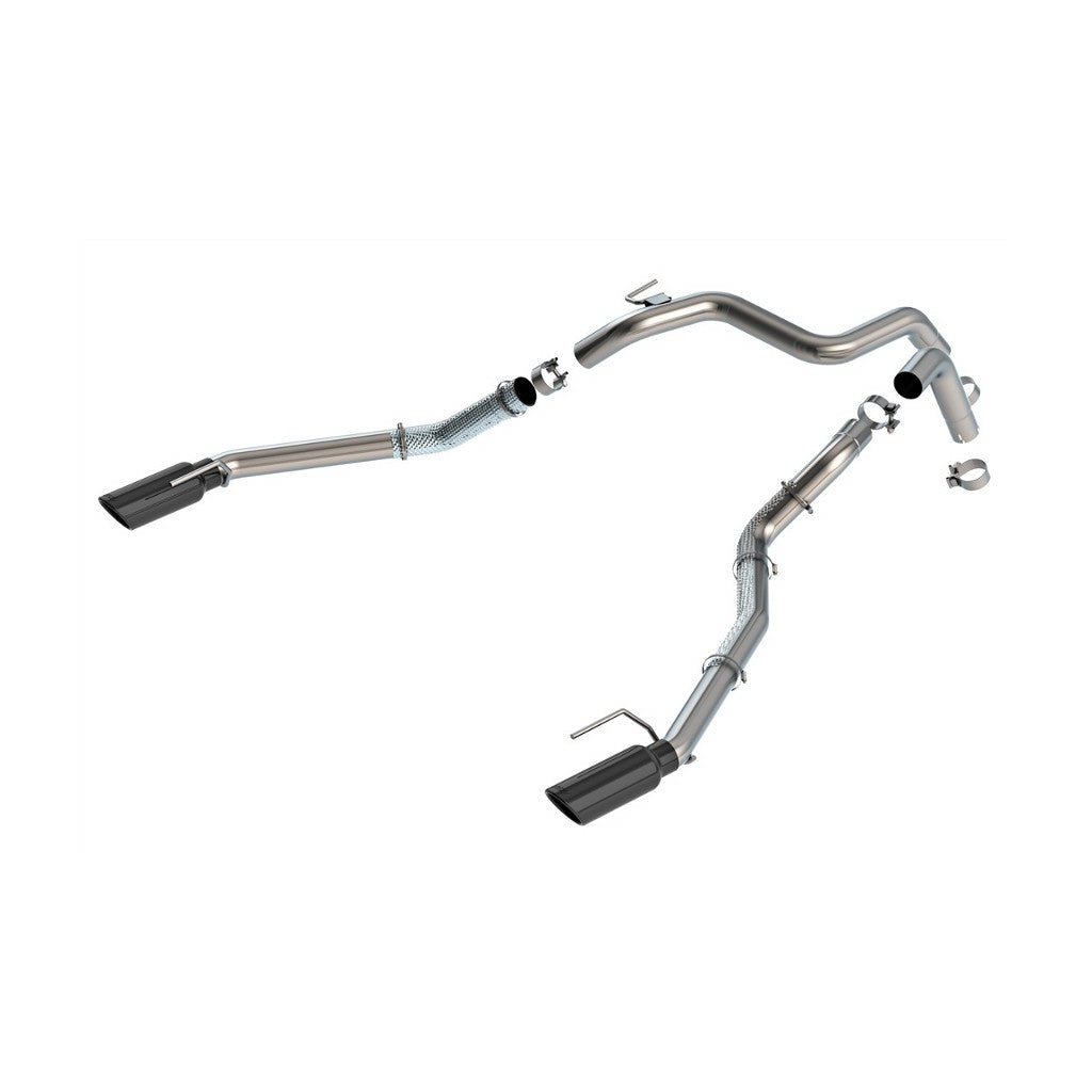 BORLA 60743BC Tail Pipes 2.75" (4" Black Chrome Tips) for FORD Ranger Raptor 2024- Photo-0