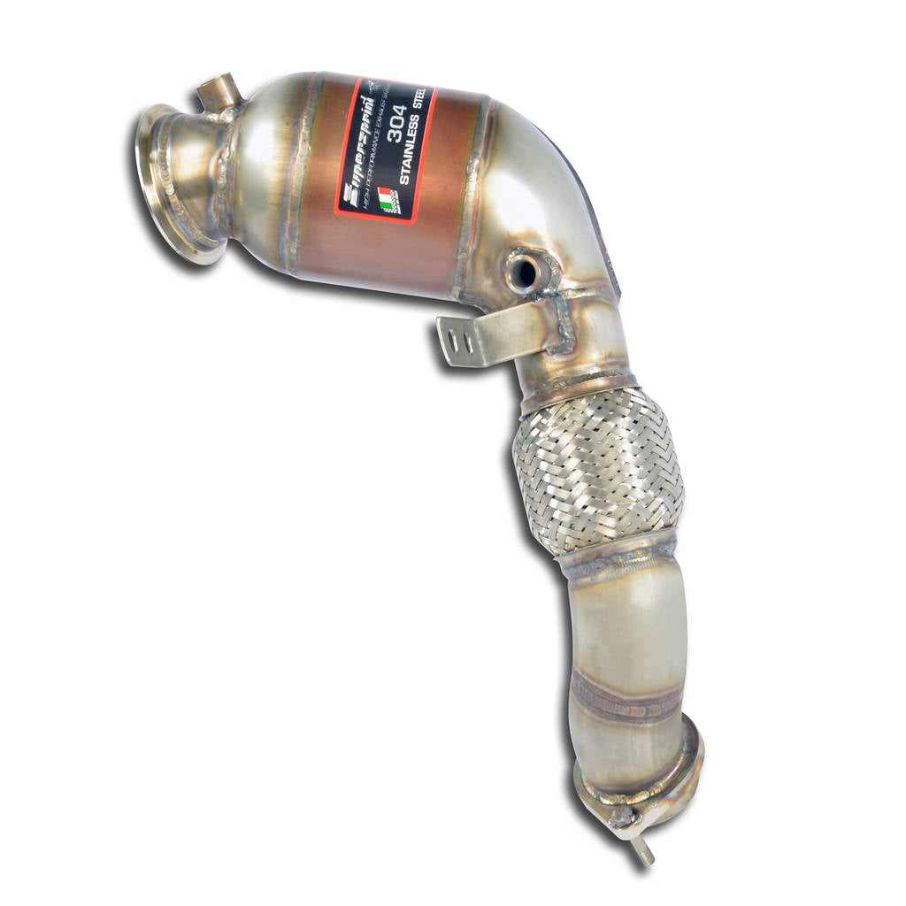 SUPERSPRINT 528741 Turbo Downpipe Kit and Metallic Catalytic Converter for BMW M5 (F90) Photo-0