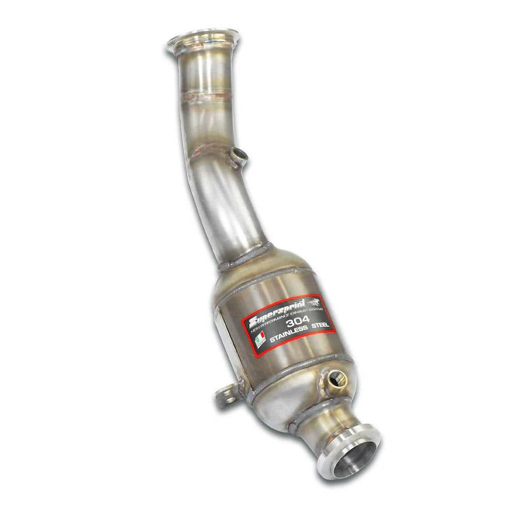 SUPERSPRINT 722721 Downpipe Right with Metallic Catalytic Converter for MERCEDES W205 C Photo-0