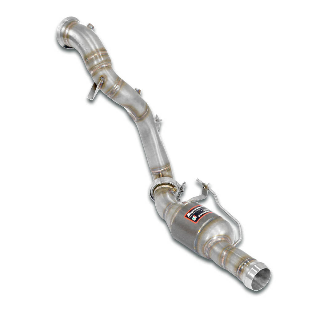 SUPERSPRINT 724961 Downpipe Right with Metallic Catalytic Converter for MERCEDES C190 AMG GT Coupe Photo-0