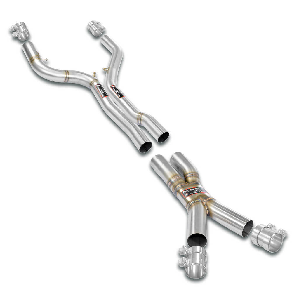 SUPERSPRINT 745820 X-Pipe Package Without The OPF And Mid Resonator (For OEM Rear Muffler) for BMW M3 (G80 / G81) / BMW M4 (G82) Photo-0
