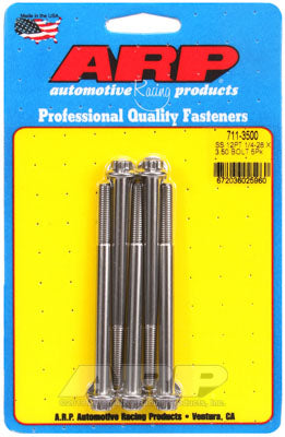 ARP 711-3500 SAE Bolt Kit 1/4-28 x 3.500 12pt SS bolts Photo-0