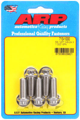 ARP 713-1000 SAE Bolt Kit 3/8-24 x 1.000 12pt SS bolts Photo-0